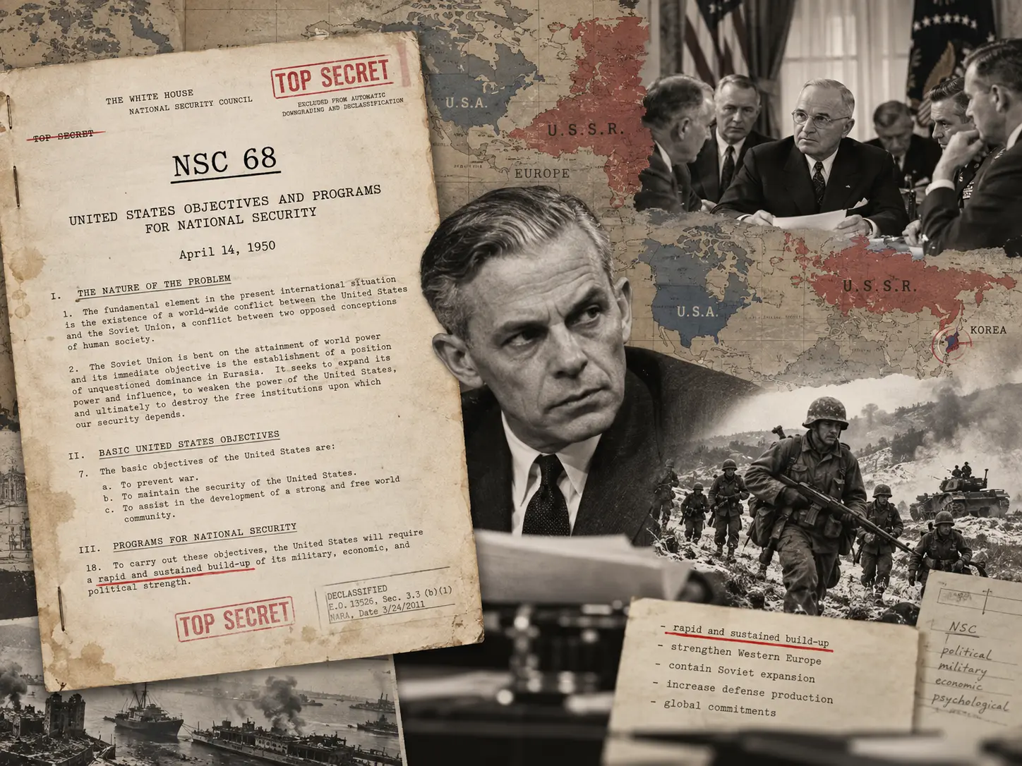 NSC-68 – jak USA zdefiniowały strategię zimnej wojny